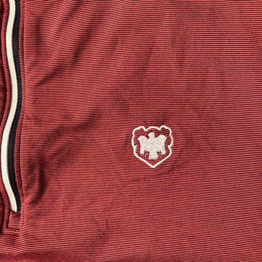 FootJoy 1/4 Zip Pullover Mens Size XL Golf Long Sleeve Activewear Red Logo Nylon - Picture 3 of 11